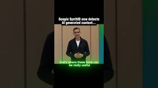 SynthID shown at Google I/O detects AI generated content...  #ad #GoogleIO #ai #generativeai