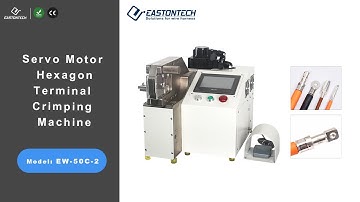 EASTONTECH EW-50C-2 Servo Motor Hexagon Terminal Crimping Machine(10-120mm²)