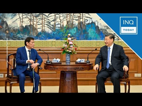 Former President Duterte meets with China’s Xi Jinping | INQToday