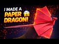 I Made a DRAGON From Paper 😳 | Origami Dragon