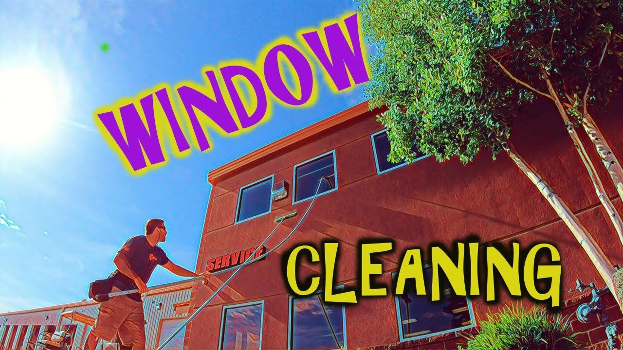 WINDOW CLEANING TECHNIQUE DOUBLE BEND LEDGER TRADITIONAL POLE WORK
