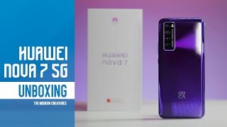 Huawei nova 7 5G Unboxing, Hands-on