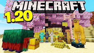 Minecraft 1.20 Trails And Tales Update Gameplay!