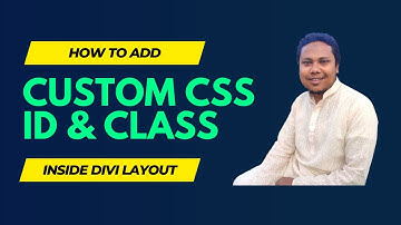 How to add custom CSS ID & Class in Divi layout elements || ElegantThemes Divi Theme tips