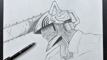 How to draw Chainsaw man ( denji ) | step-by-step | drawing tutorial