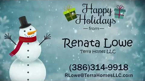 A Holiday Greeting From Renata Lowe