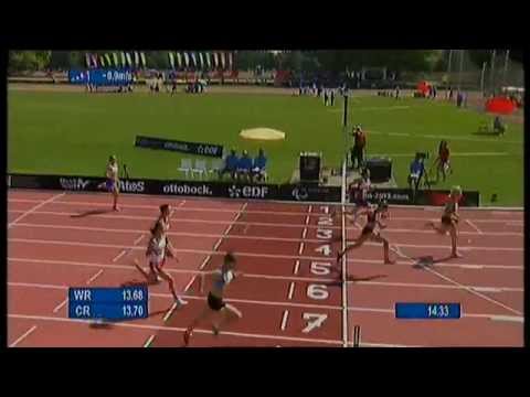 Athletics - women's 100m T37 semifinals 2 - 2013 IPC Athletics World
Championships, Lyon
