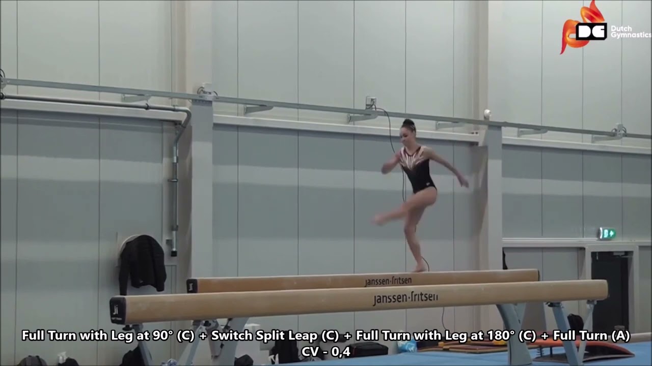 Eythora Thorsdottir (NED) Possible Beam D-Score (2022-24 Code)