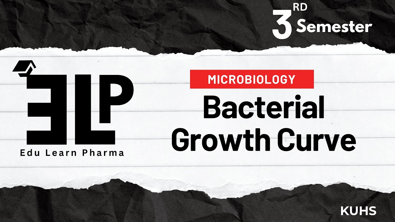 Bacterial Growth Curve | Third Semester Microbiology| B Pharm | Edu Learn Pharma