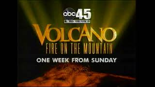 Volcano Fire On The Mountain Promo Abc, 1997