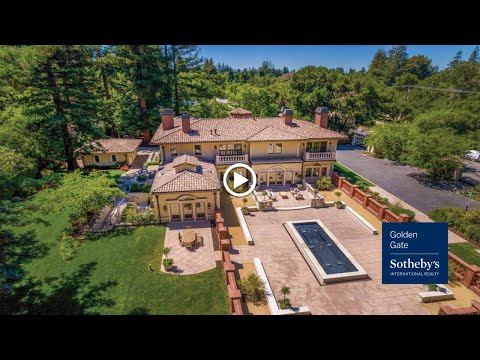 18 Santiago Ave, Atherton, CA home video tour