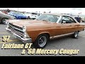 10 15 23 COOL &#39;67 FORD FAIRLANE GT &amp; &#39;68 MERCURY COUGAR SEEN AT CARLTON PLACE ONTARIO SHOW