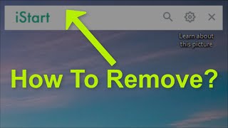 How To Remove istart search bar from pc  - Delete istart Search bar   windows 11/10/ 8 /7   - 2025 Profile