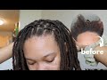 TOTAL LOC REVAMP | RETWISTING MY LOCS + EXTREME HAIR BREAKAGE