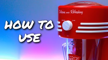 How to use the Nostalgia Coca Cola Beverage Station