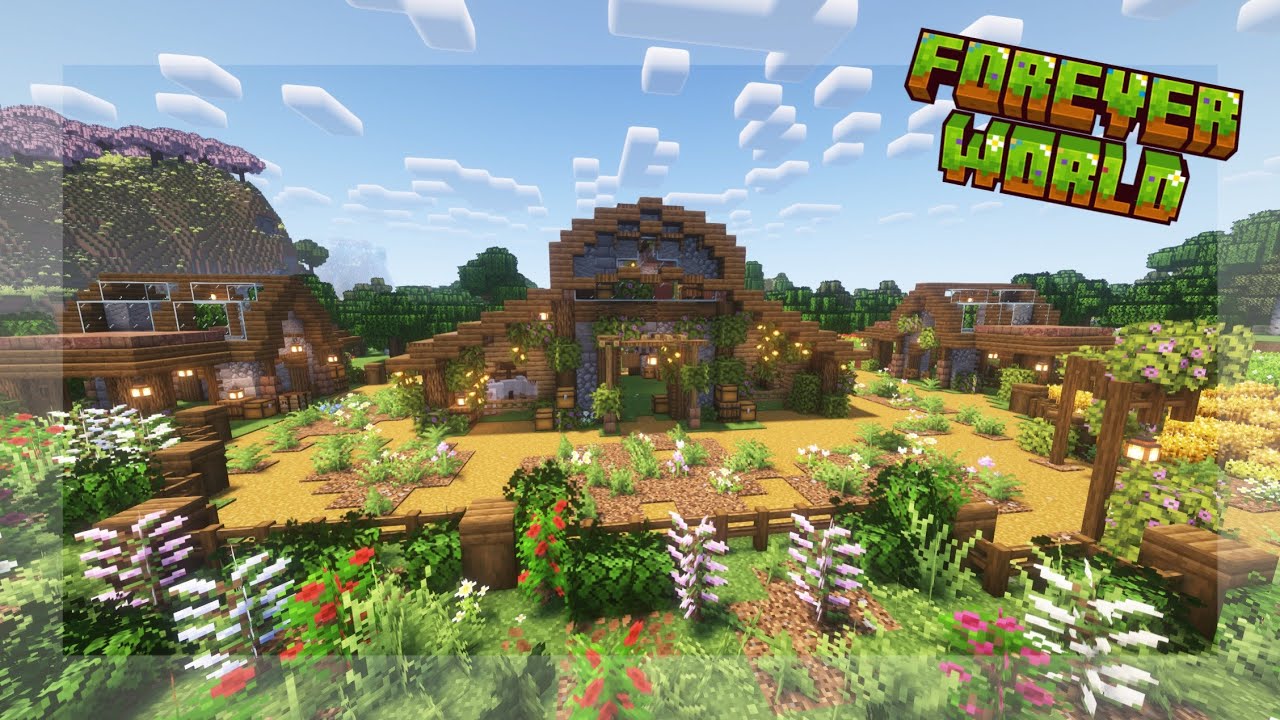 🌾 I built a COZY barn in my forever world!! | episode 04 | silly ...