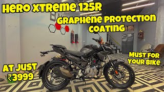 Hero Xtreme 125R Graphene Protection Coating At Just ₹3999 | Must for your Bike | YWB vlogs