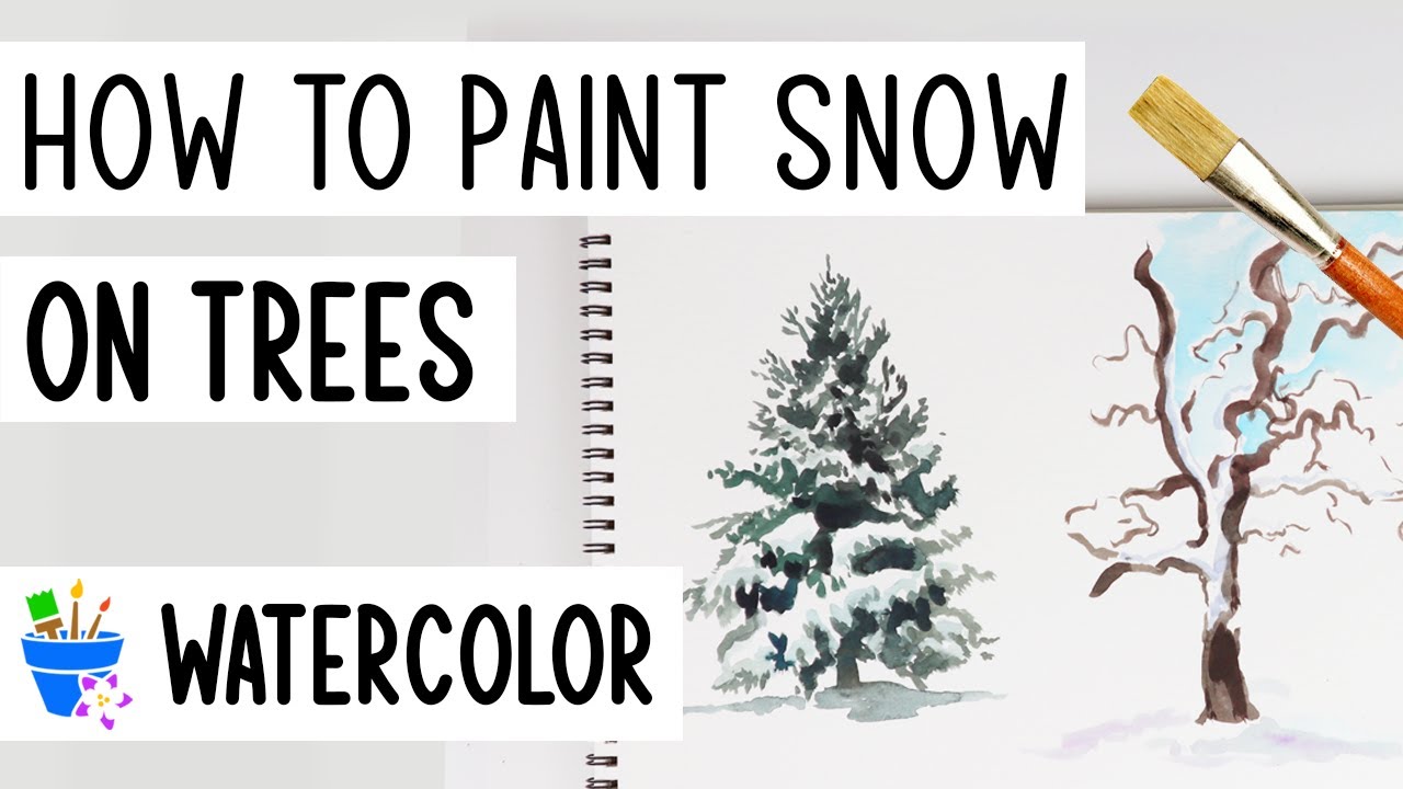 How to paint snow 