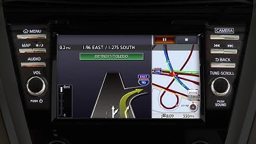 2017 Nissan Murano - Control Panel and Touch Screen Overview (if so equipped)