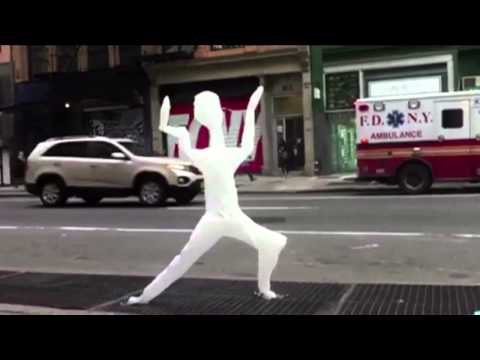 Movement Never Lies  ( Inflatable Dancers In The Streets Of NYC )