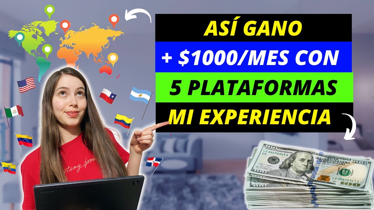 5 apps para trabajar online y ganar dinero que me han pagado desde hace 7 años