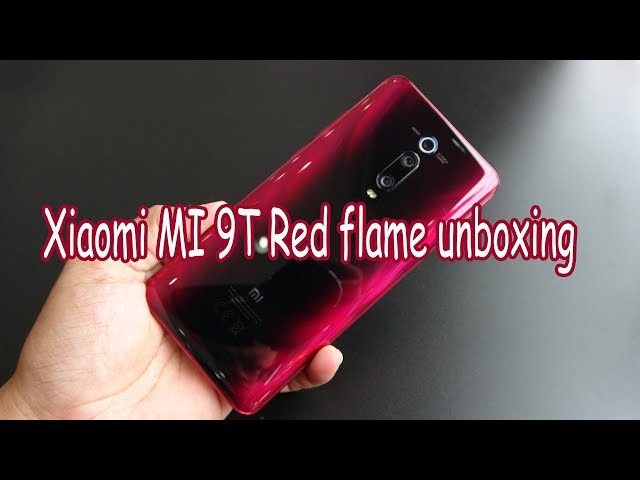 Xiaomi MI 9T Red Flame unboxing - YouTube