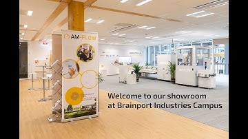 AM-Flow solution line-up at our showroom at Brainport Industries Campus in Eindhoven