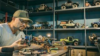 What does my new 1/10 scale rc car garage have? Rc Crawler