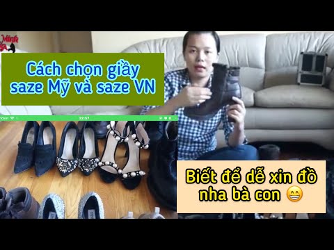 Cách chọn giầy ở MỸ theo size VN ! xem để biết xin đồ Mỹ cho đúng nek