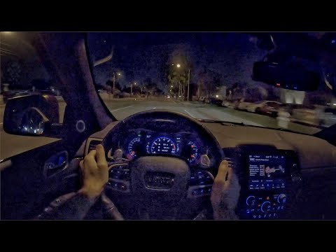 2020 Jeep Grand Cherokee Trackhawk POV Night Drive (3D Audio)(ASMR)