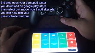 HOW TO TEST YOUR PS4 CONTROLLER USING ANDROID PHONE IF WORKING OR NOT screenshot 5