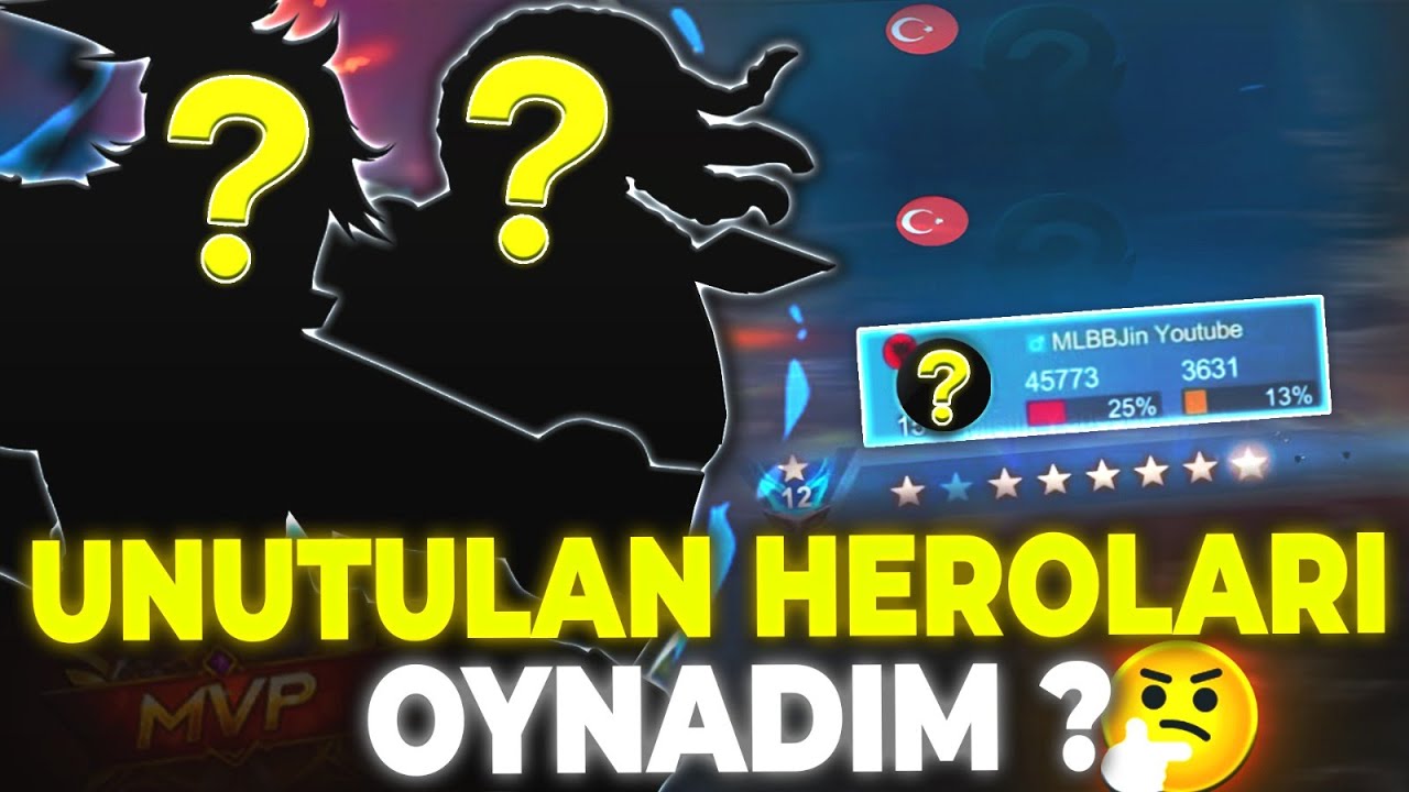 UNUTULAN HEROLARI OYNUYORUM 1 Jin | Mobile Legends