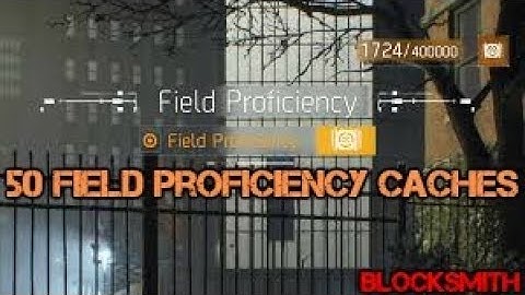 Opening 50 Field Proficiency Caches! - The Division 1.8