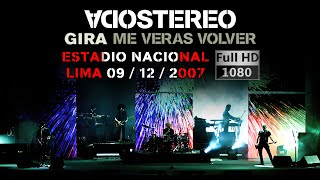 Soda Stereo - Estadio Nacional, Lima (Gira Me Verás Volver) HD