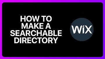 How To Make A Searchable Directory On Wix Tutorial