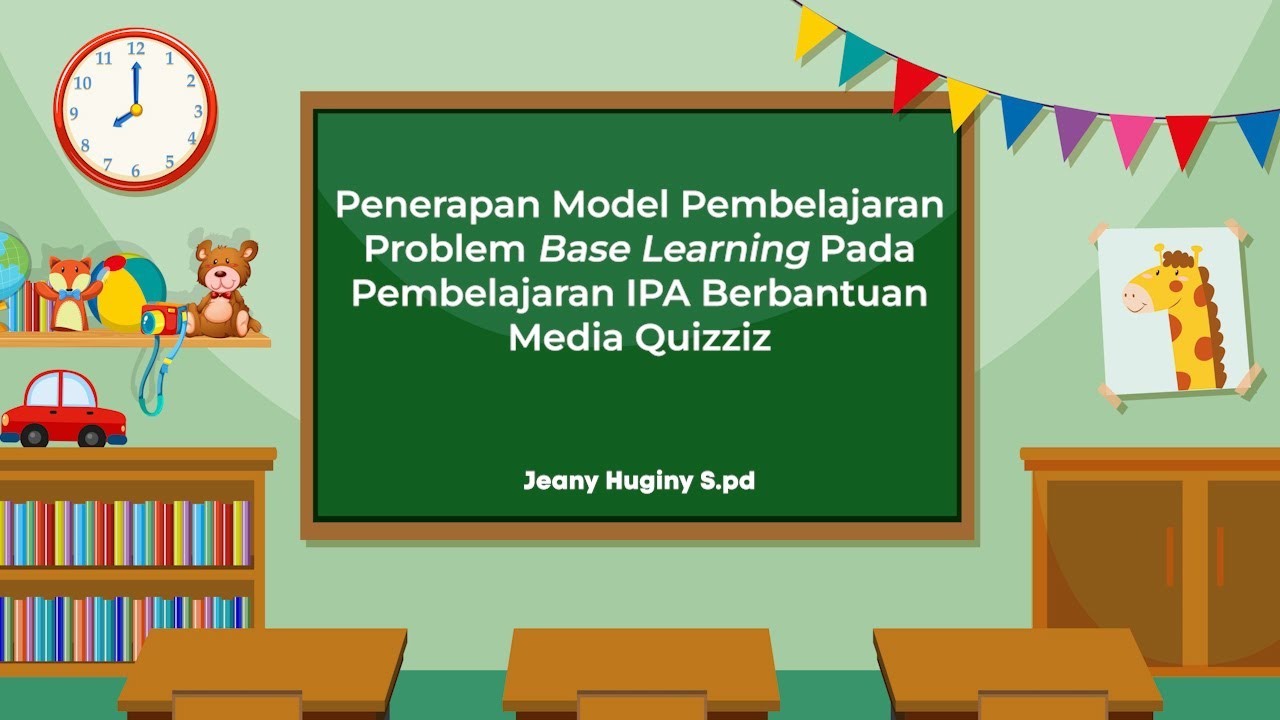 Penerapan Model Pembelajaran Problem Based Learning pada Pembelajaran ...
