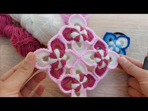 How to crochet model 😍 tığ işi kolay örgü battaniye yatak ortusu kırlent  vb. modeli