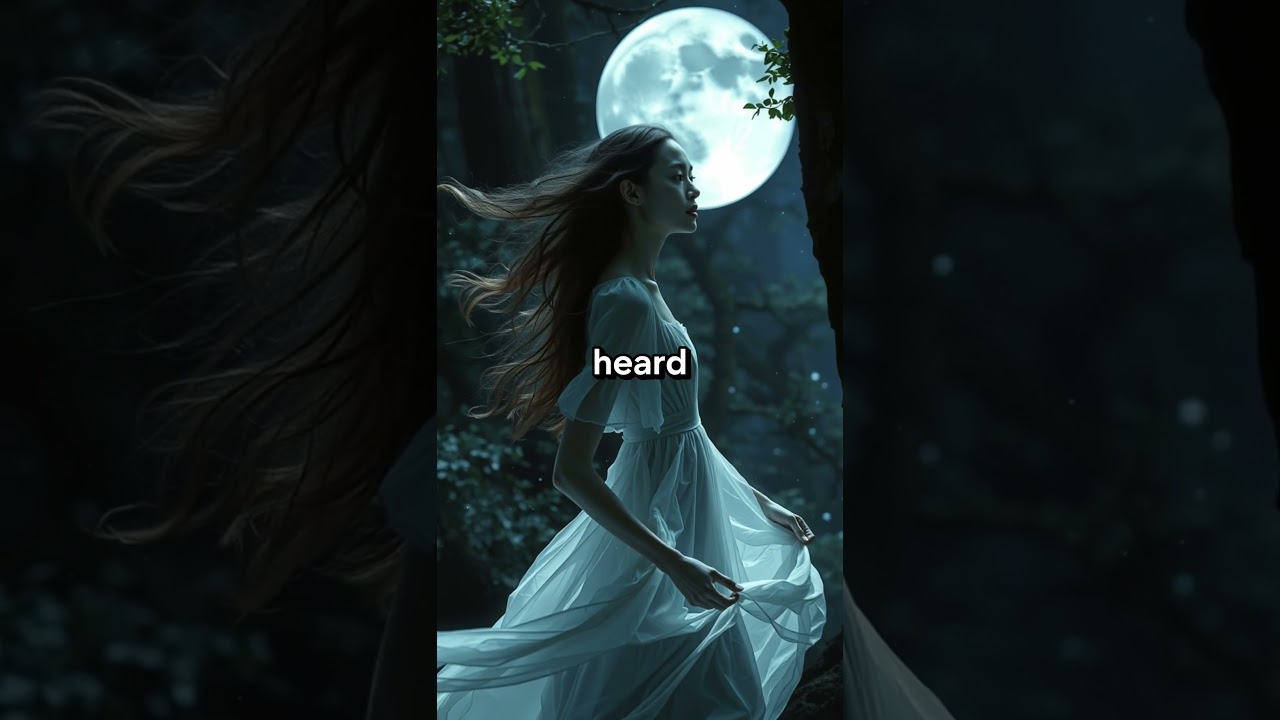 The Ghostly Woman in White 👻🚗🌲