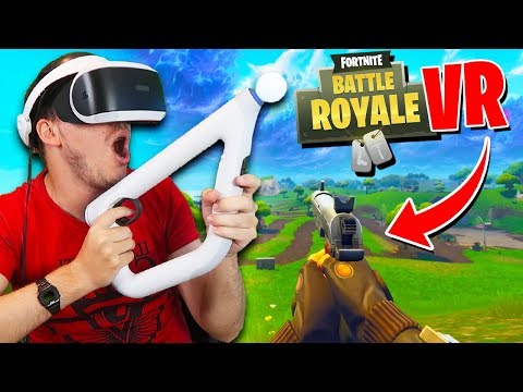 FORTNITE in PRIMA PERSONA?? - GIOCO A FORTNITE CON IL VR!! *epico*
