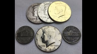 Silver Ender! Big Hunt Yields Silver! And a Little Gold Too - Pennies, Nickels, and Halves