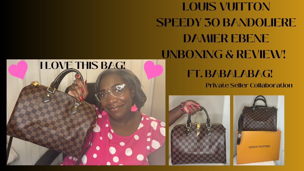 My Louis Vuitton damier ebene Speedy 30 review!!