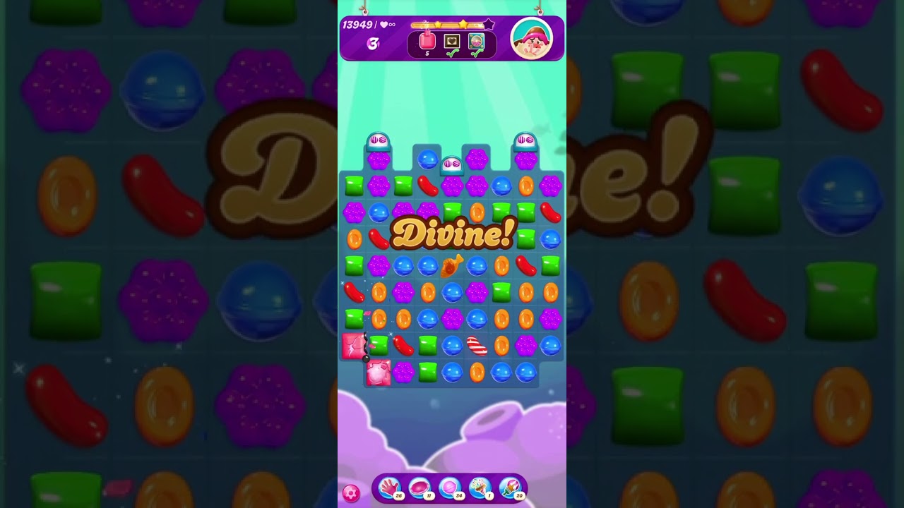 🤎 Candy Crush Saga 🛖 level 13949+13950 🎻 player Sigal Shlomo 🧸 #sigalshlomo​ #candycrushsaga​​ #sk​​