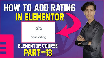 how to add star rating in Elementor || Elementor star rating tutorial in Urdu & Hindi Part -13