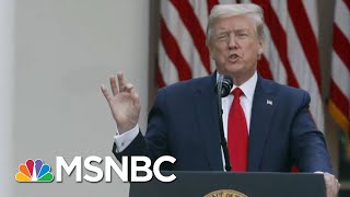 Trump Takes No Responsibility For 'Disinfectant' Controversy | The 11th Hour | MSNBC