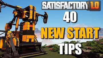40 tips voor een nieuwe start in Satisfactory 1.0