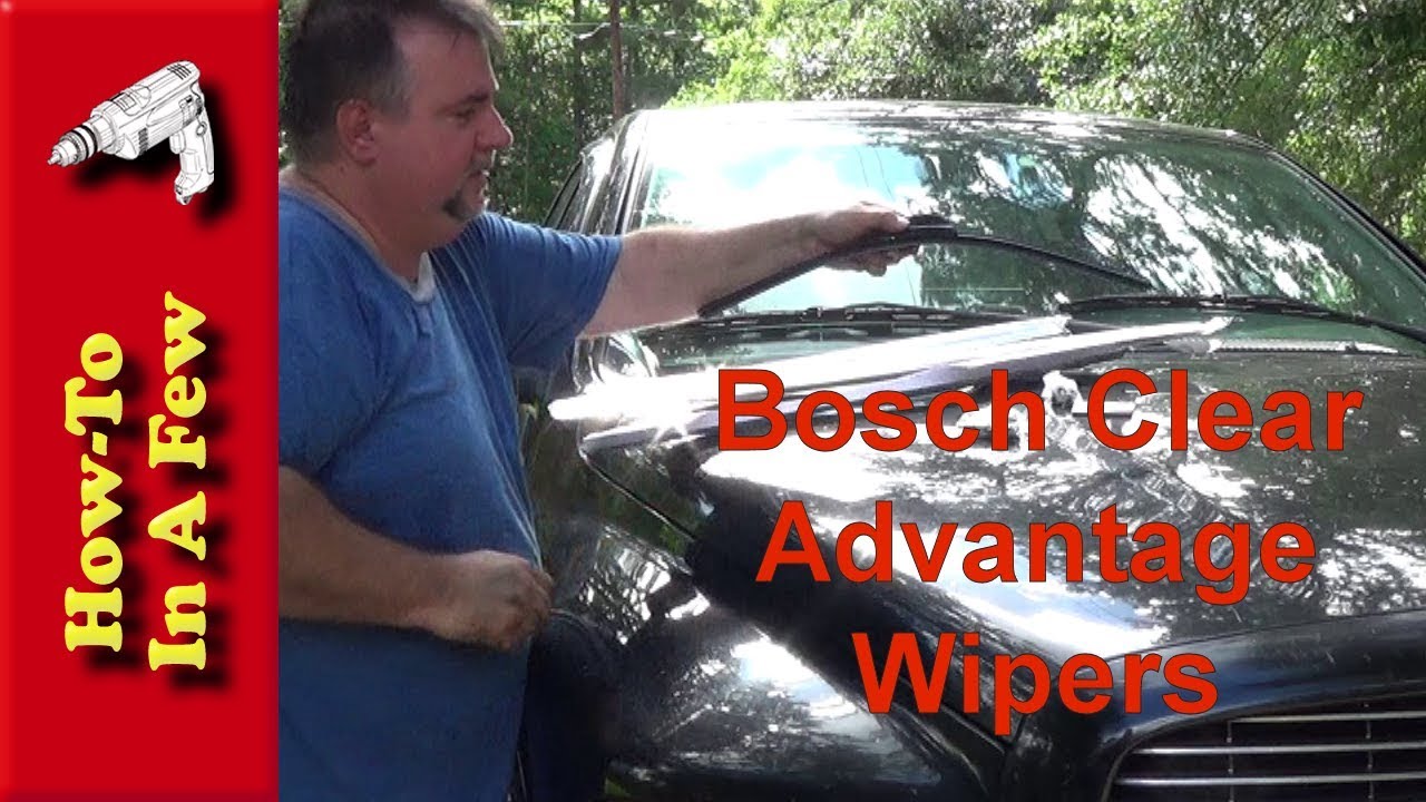 How To Install Bosch Clear Advantage Wipers Dodge Youtube