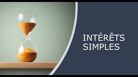 intérêts simples