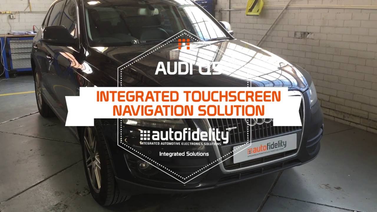 Audi Q5 Touch Screen Navigation - YouTube