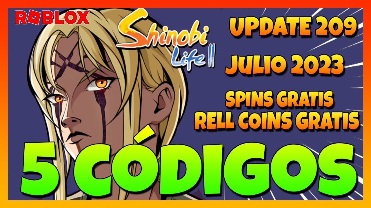 NUEVOS CODIGOS SHINDO LIFE 2022 JULIO 🎁 CODIGOS ACTUALIZADOS