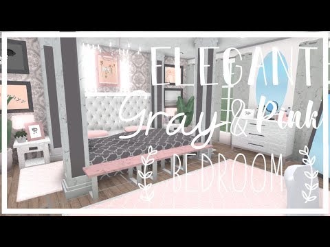 Roblox Bloxburg Elegant Gray Pink Bedroom Youtube - roblox bloxburg modern bedroom ideas